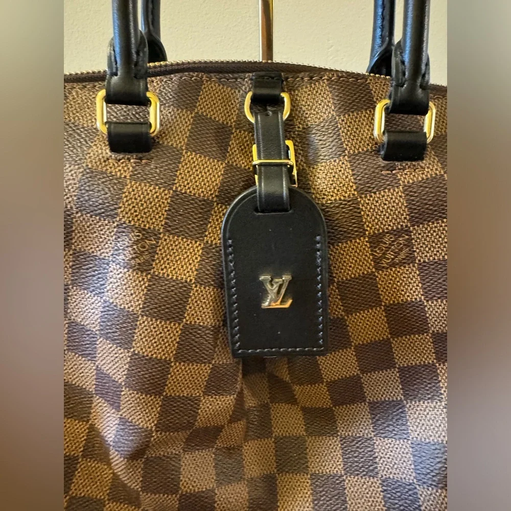 Authentic Louis Vuitton Odeon Tote MM in Damier Ebene - Picture 12 of 12